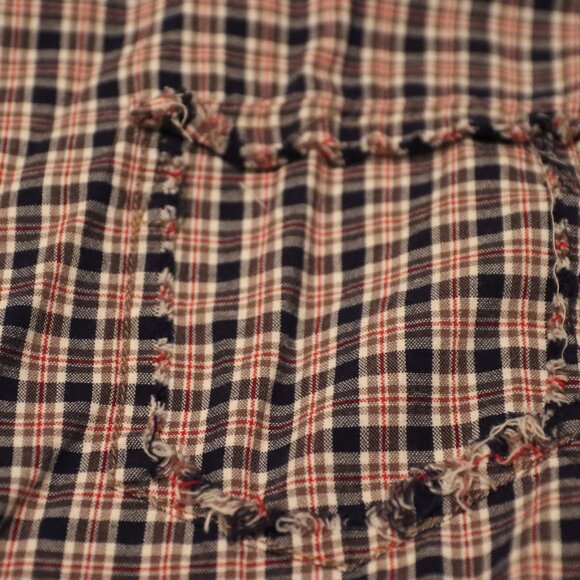 England's Dreaming Short Sleeve Snap front plaid casual shirt Keanan Duffty XL - Picture 6 of 13